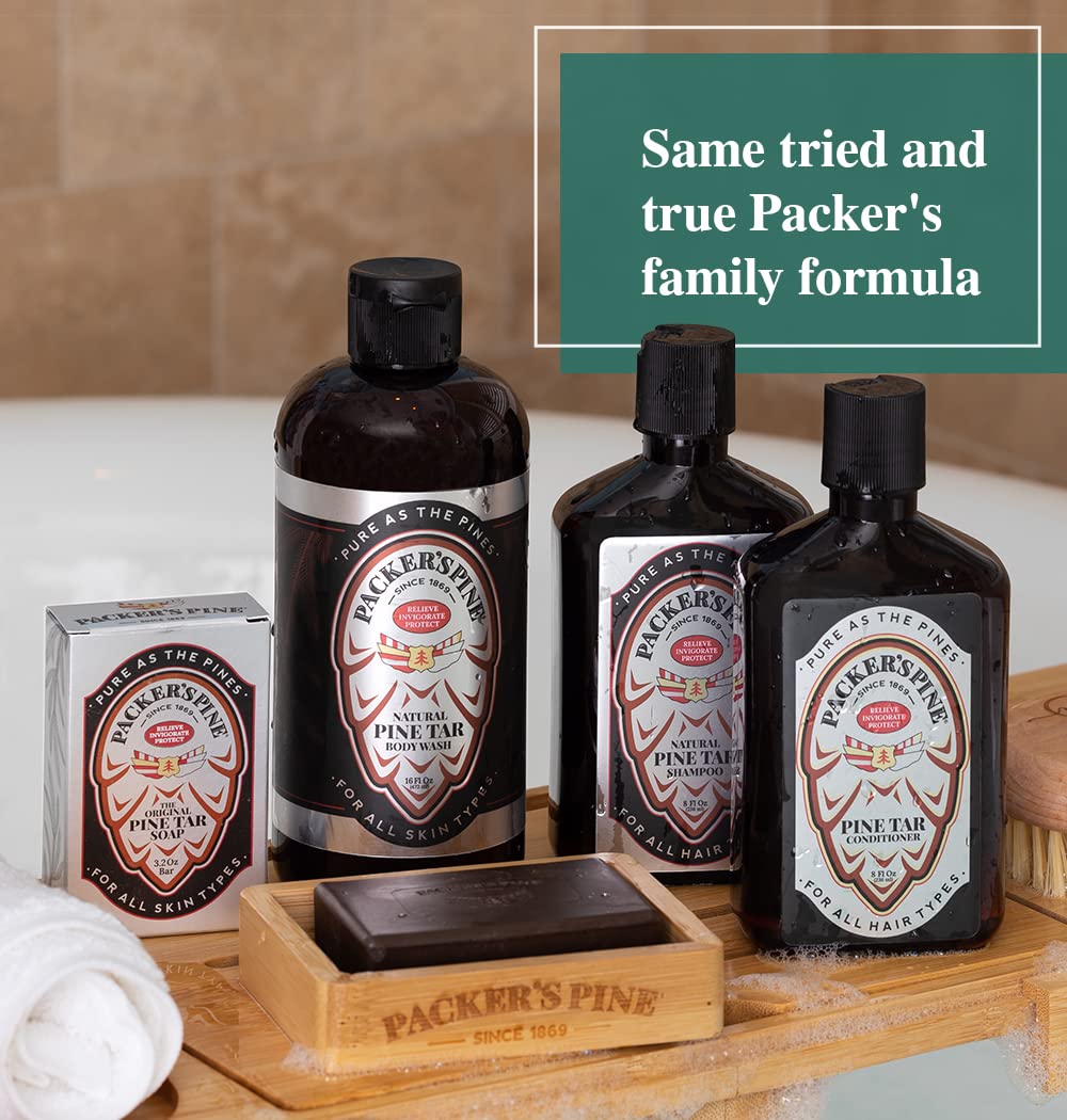 Packer's Pine Body Wash packaging details