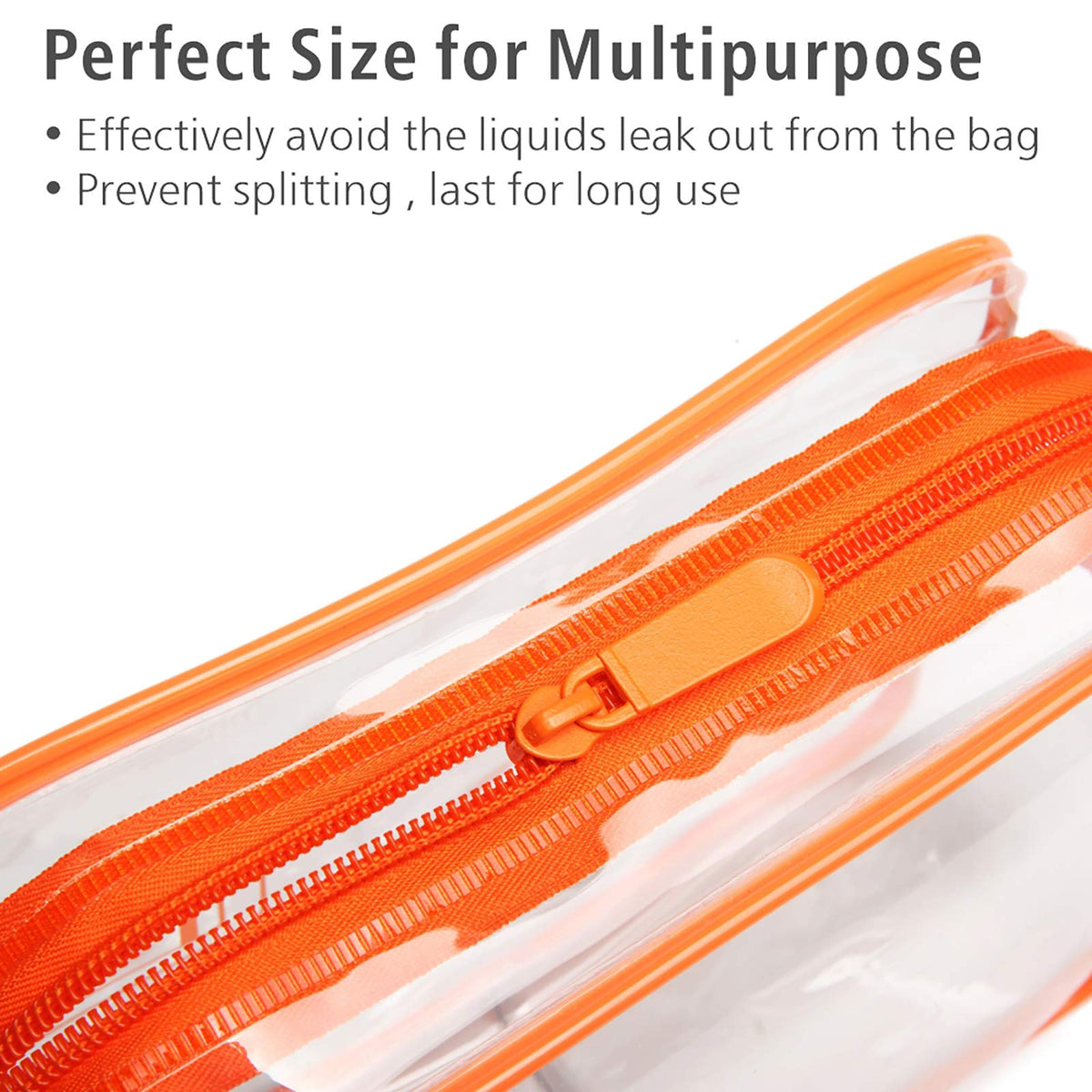 PACKISM Clear Makeup Bag in use at airport security