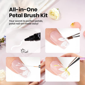 Painting Gel (White) 8g included in beetles Nail Art Brushes Set