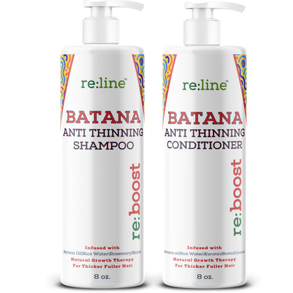 Paisle Botanics Biotin & Batana Oil Shampoo and Conditioner Set front view