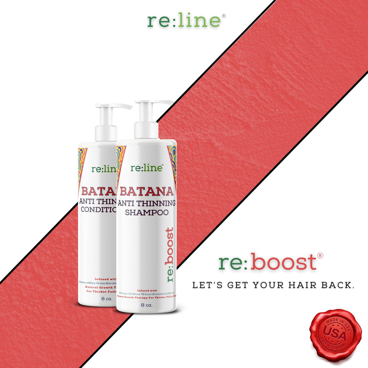 Paisle Botanics shampoo bottle with batana oil ingredients