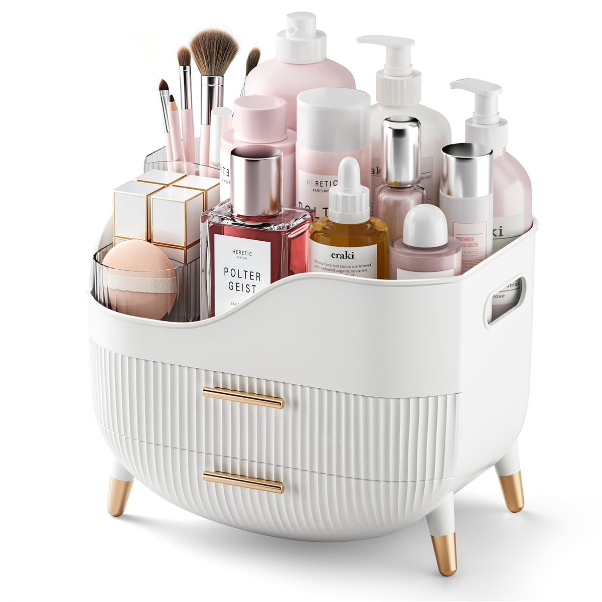 Pajiriona Makeup Organizer front view with drawers