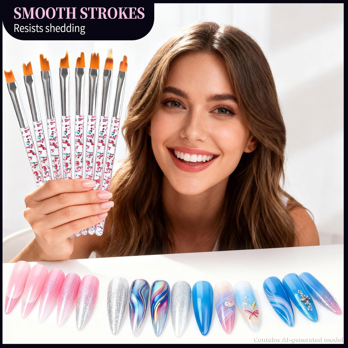 Palette and precision tweezer included in Artdone set