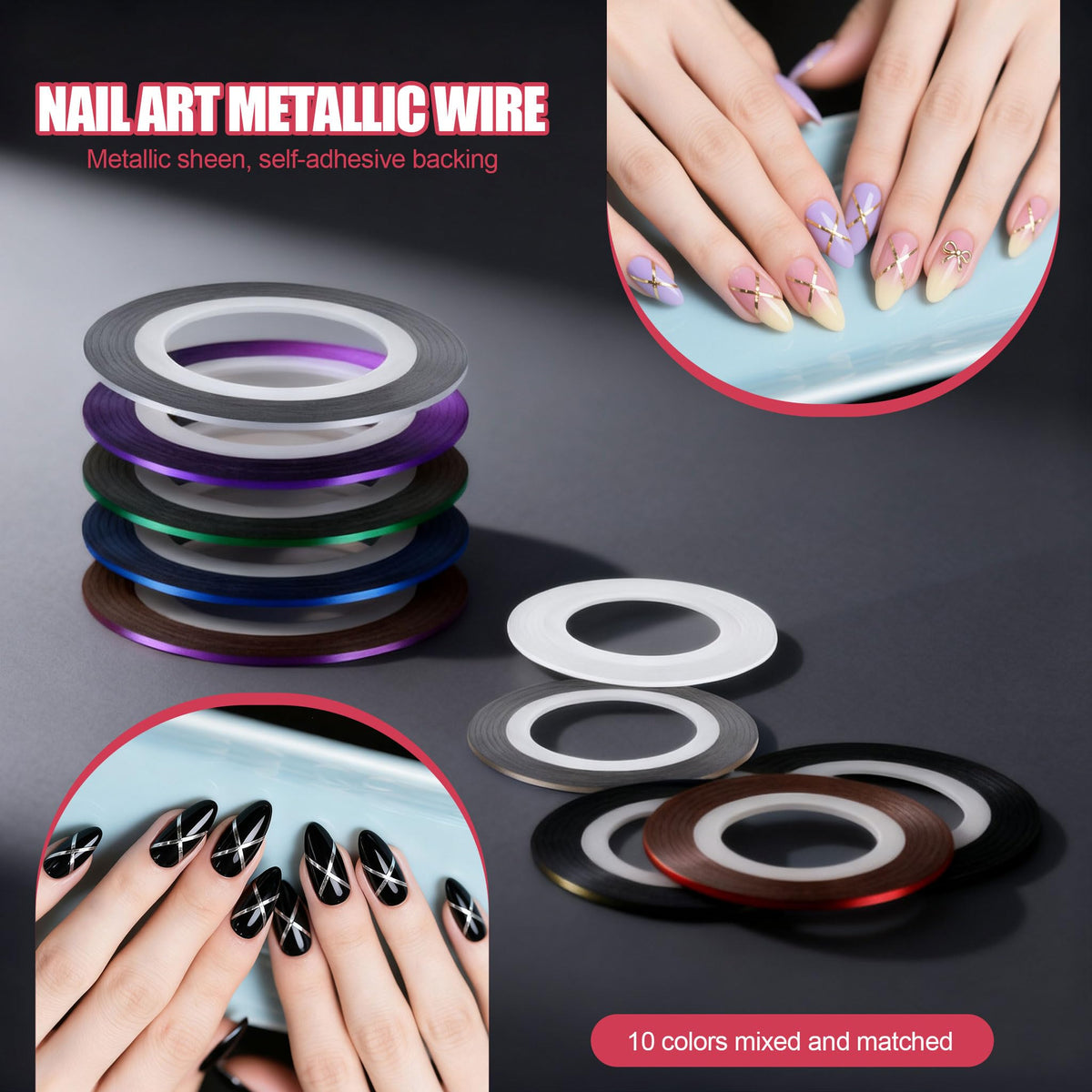 Palette for mixing nail art colours from Artdone