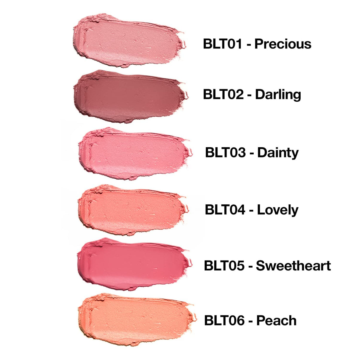 Palladio I'm Blushing 2-in-1 Cheek and Lip Tint Peach application on lips