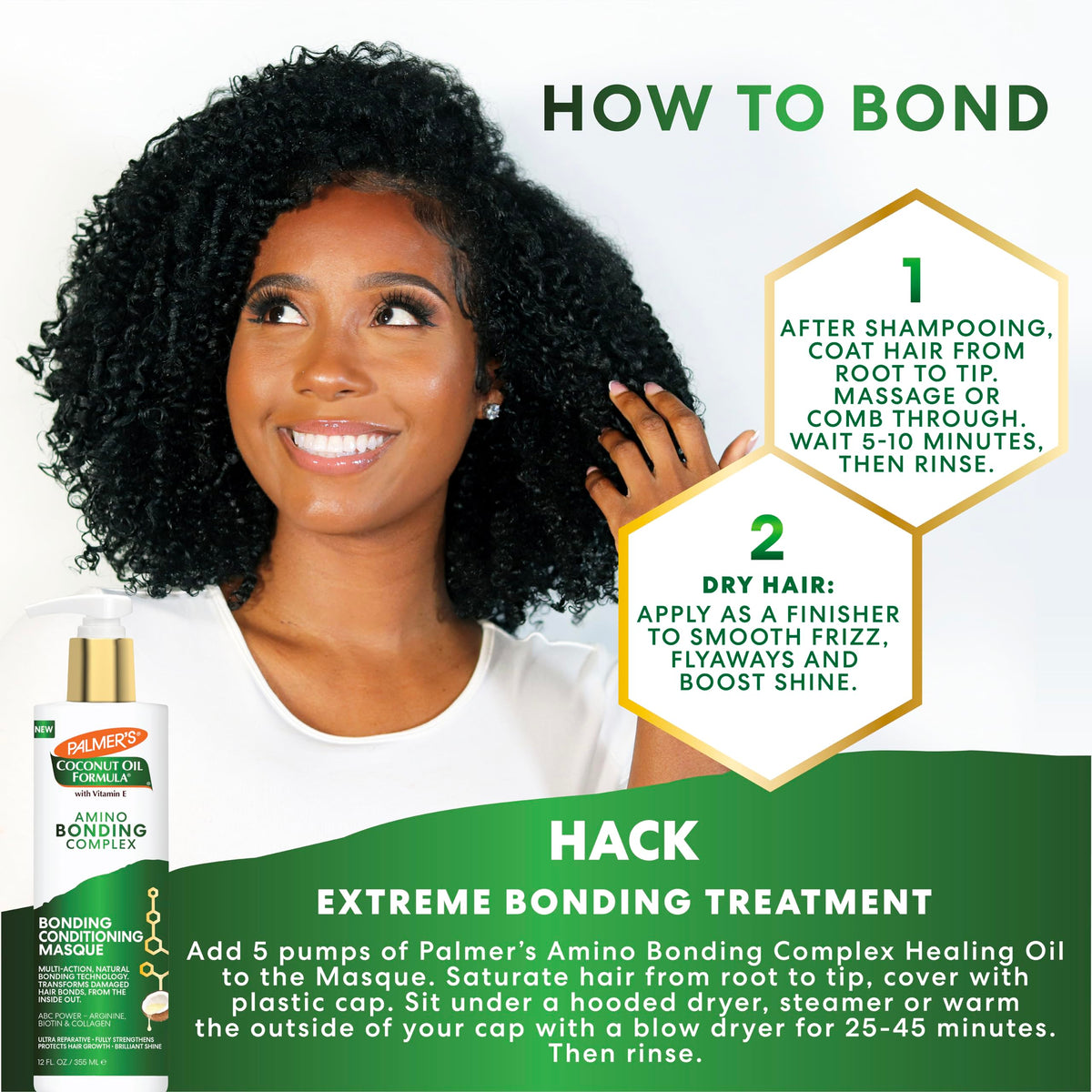 Palmer's Amino Bonding Hair Mask packaging details