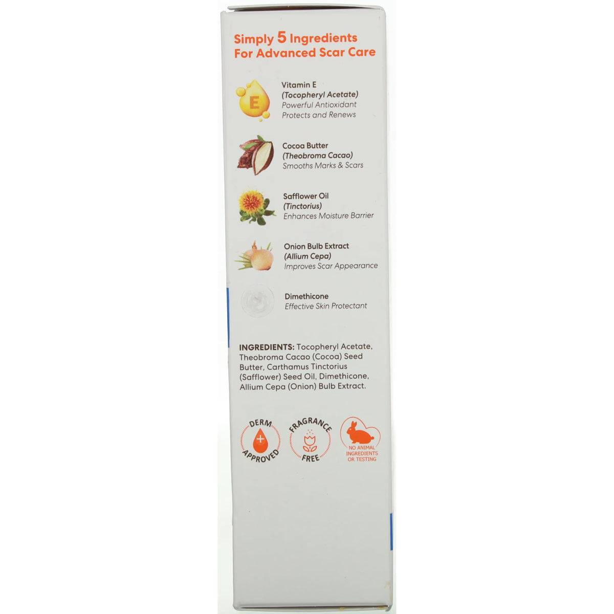 Palmer's Cocoa Butter Formula Scar Serum 1 oz application on skin
