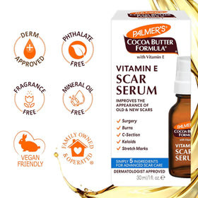 Palmer's Cocoa Butter Formula Scar Serum 1 oz lifestyle scene