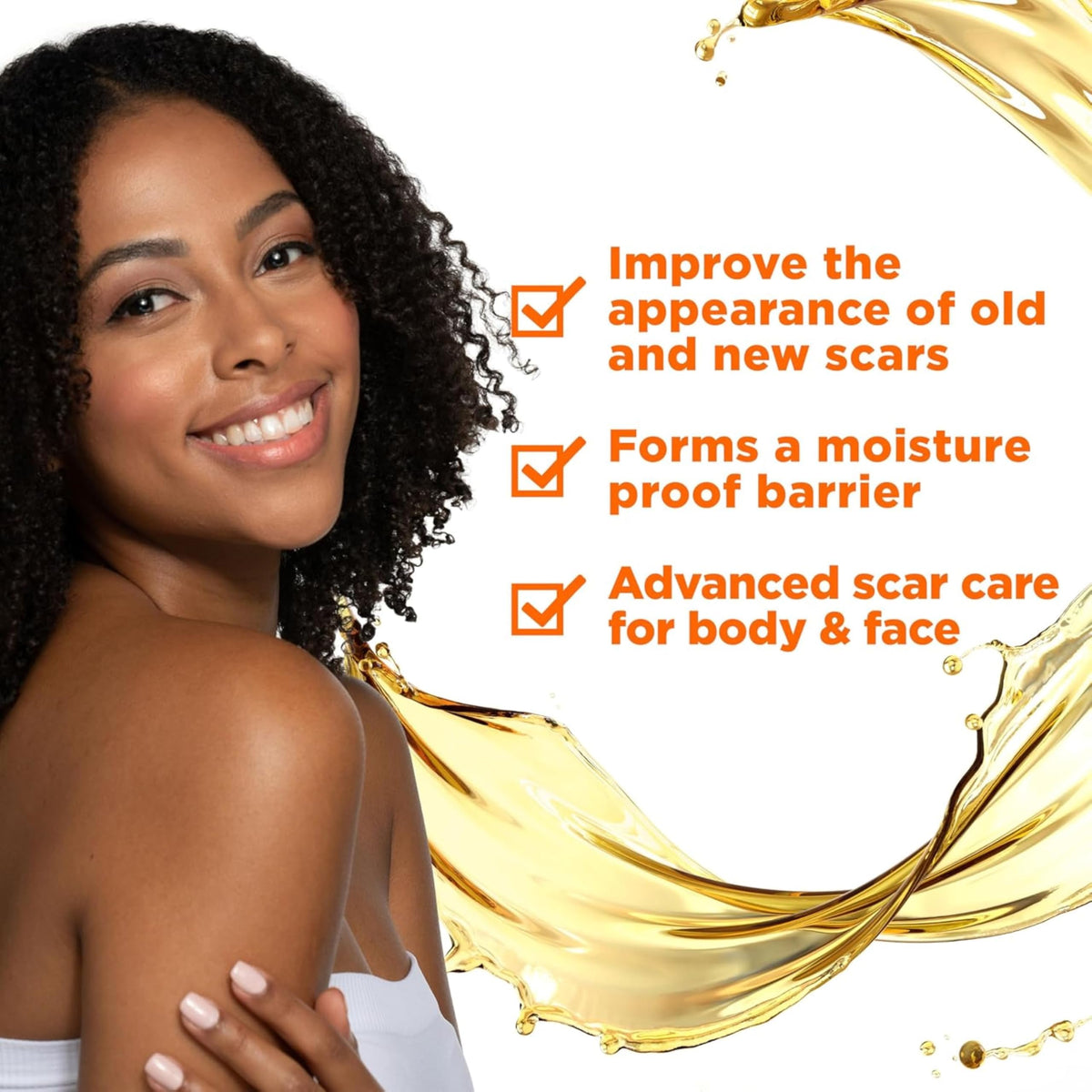Palmer's Cocoa Butter Formula Scar Serum 1 oz side view