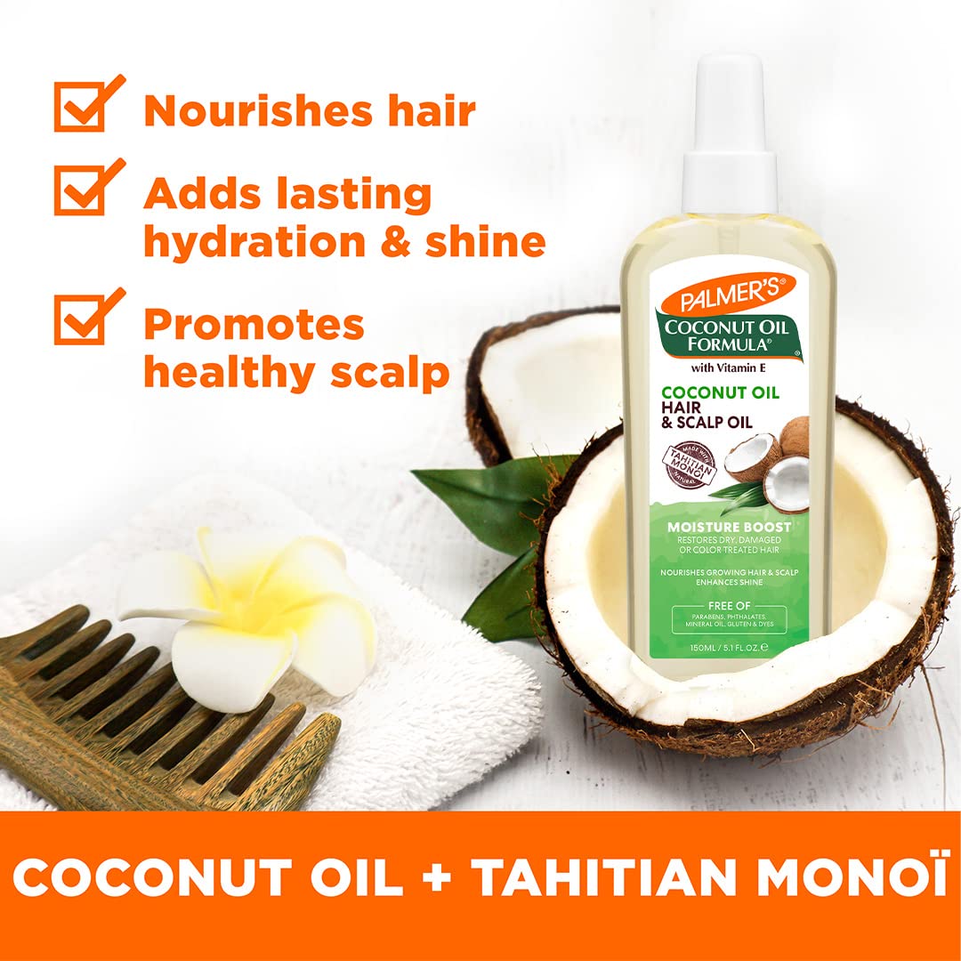 Palmer's Coconut Hair Care Bundle with a towel and comb