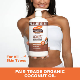 Palmer's Coconut Oil Body Lotion lifestyle use on hands