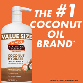 Palmer's Coconut Oil Body Lotion texture close-up