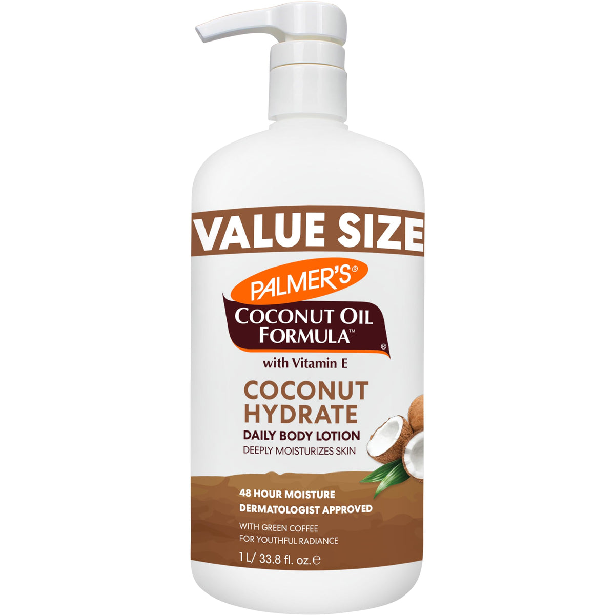 Palmer's Coconut Oil Formula Body Lotion front view 33.8 Fl Oz