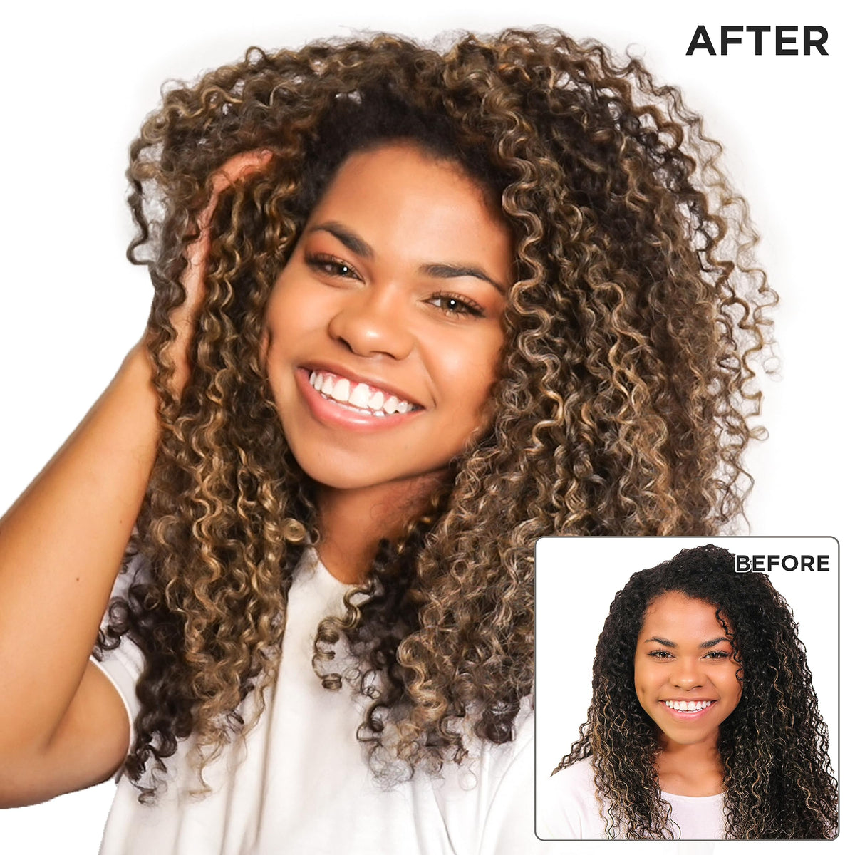 Palmer's Leave-In Conditioner Spray Coconut Oil 8.5 Oz application on hair