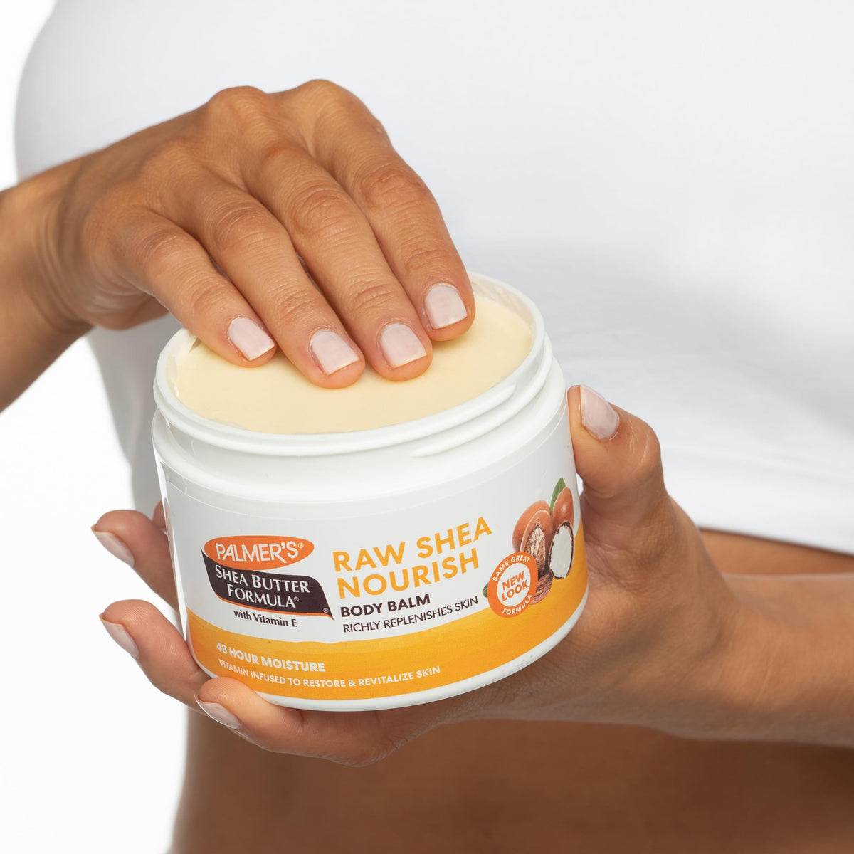 Palmer's Raw African Shea Body Butter 7.25 Oz texture close-up