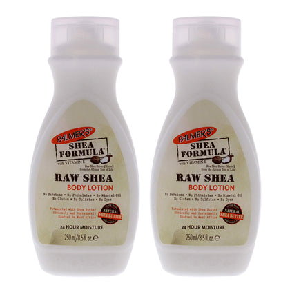 Palmer's Raw Shea Body Lotion 8.5 oz front view with packaging