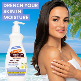 Palmer's Tahitian Vanilla Body Lotion side view showing packaging