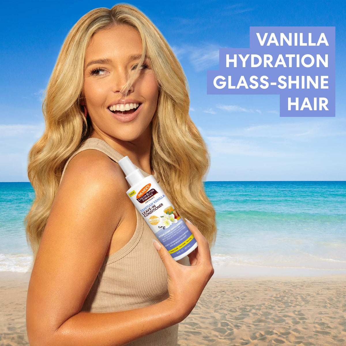 Palmer's Tahitian Vanilla Leave-In Conditioner 8.5 Oz back view