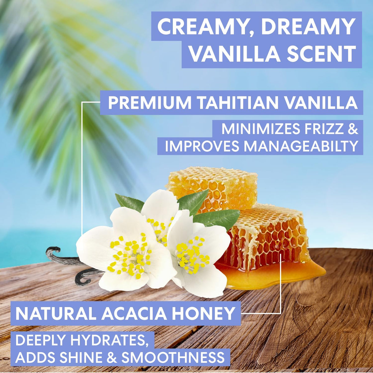 Palmer's Tahitian Vanilla Leave-In Conditioner 8.5 Oz with ingredients