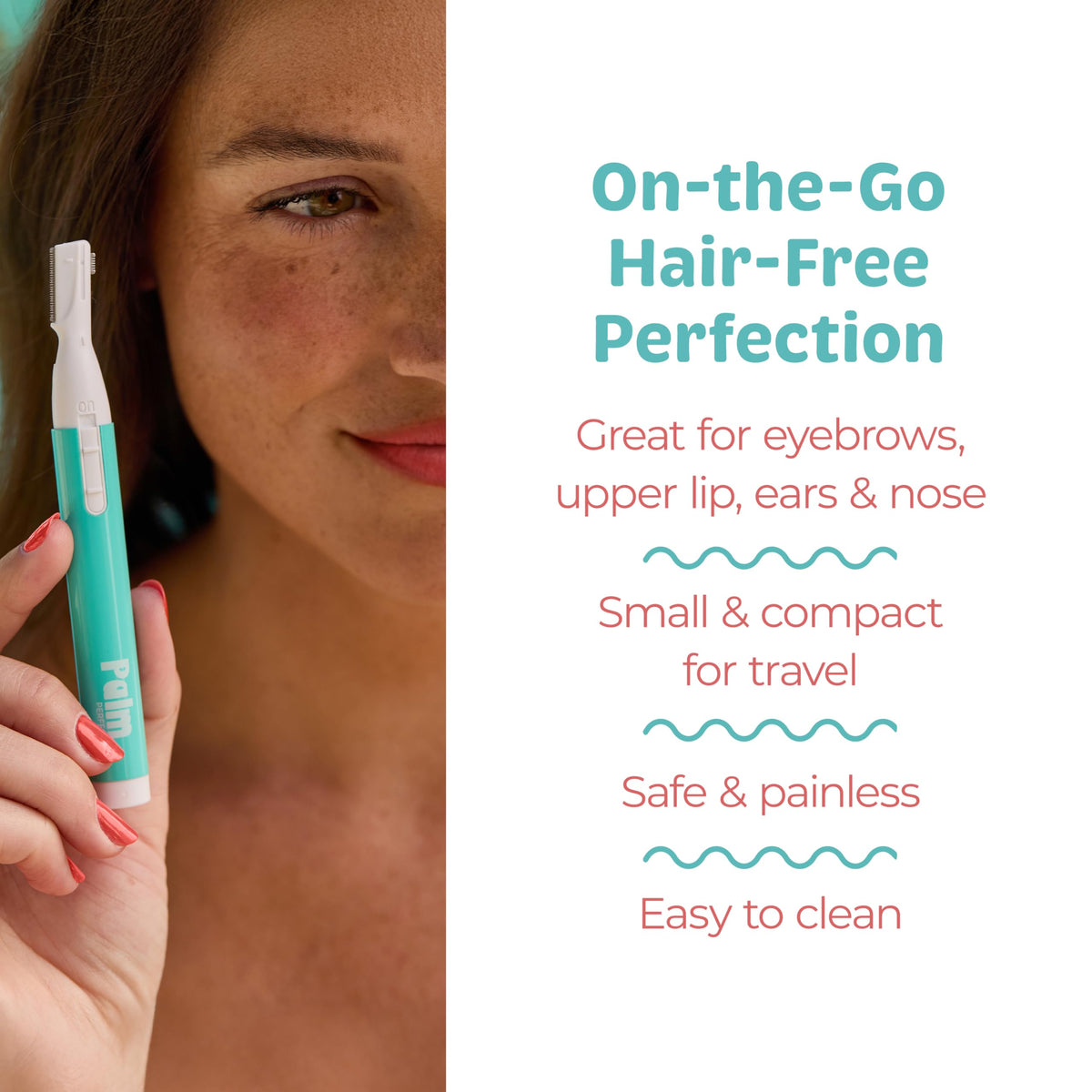 palmperfect Face Razor with AAA battery included