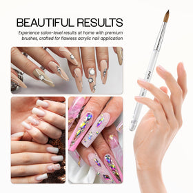PANA Nail Brush in use for nail art application