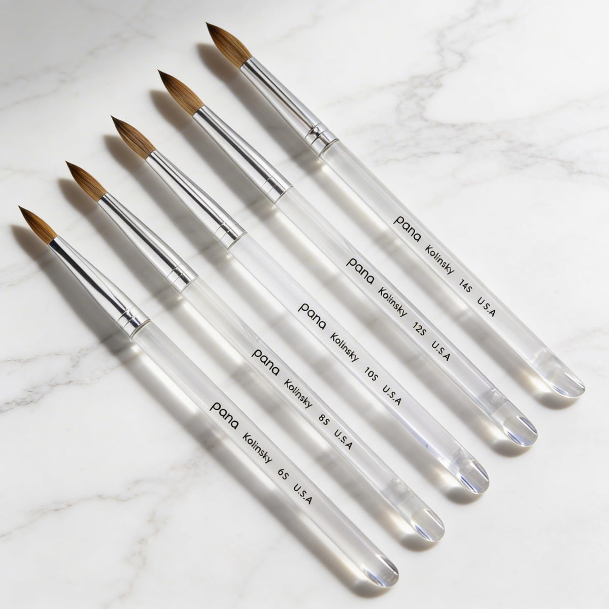 PANA Pure Kolinsky Nail Brush packaging
