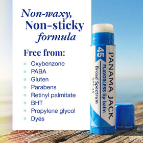 Panama Jack flavourless lip balm tube