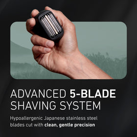 Panasonic ARC5 Palm-Sized Foil Shaver in travel case