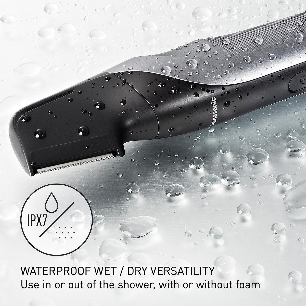 Panasonic Body Groomer ER-GK80-S with adjustable comb attachment