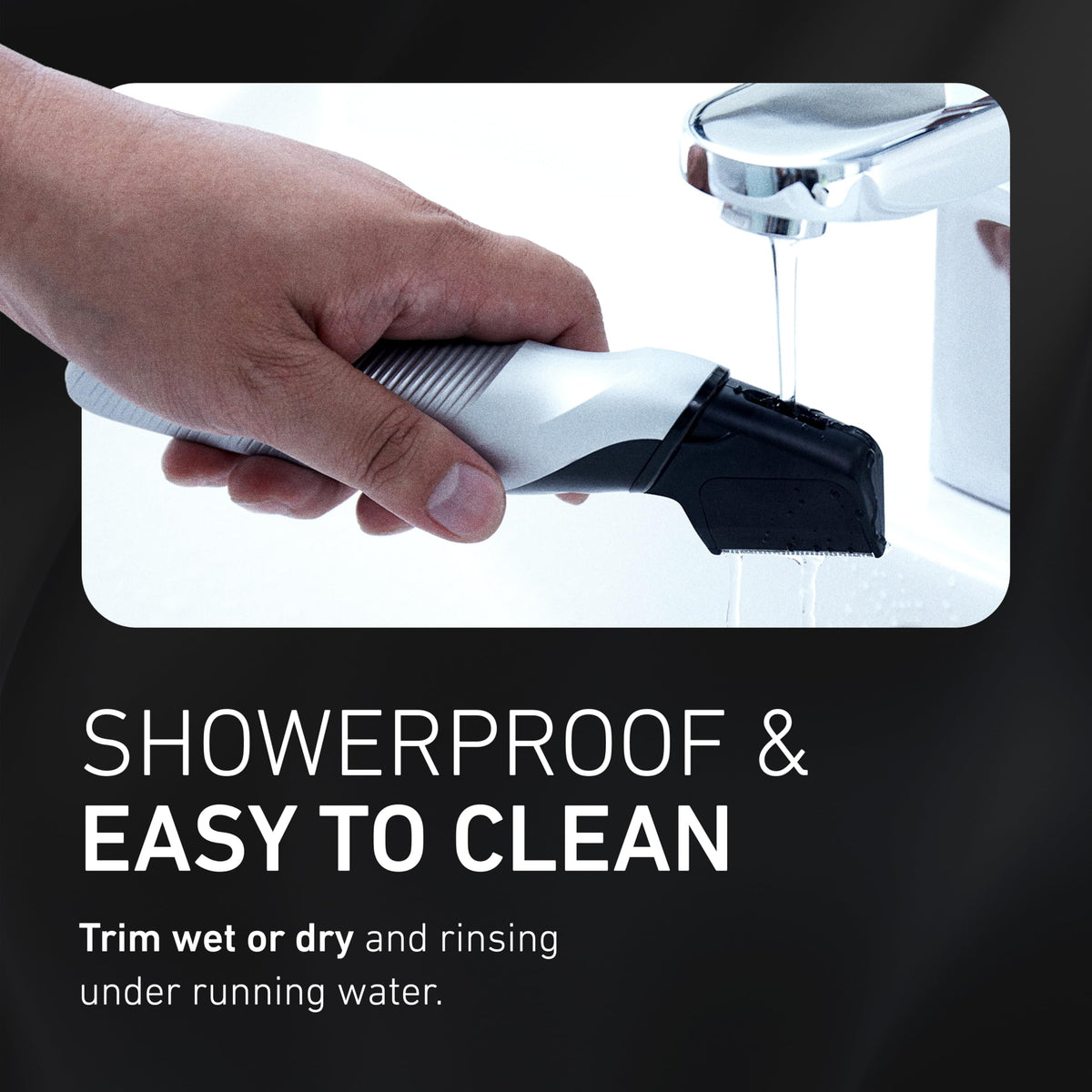 Panasonic Electric Body Trimmer showing I-shaped handle
