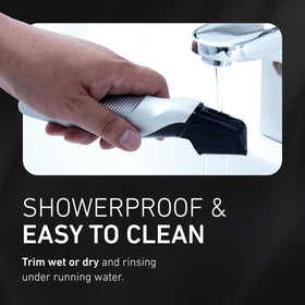 Panasonic Electric Body Trimmer showing I-shaped handle