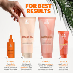 Panda's Promise Pure Batana Oil back view with ingredient list