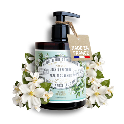 Panier des Sens Jasmine Liquid Hand Soap front view 16.9 fl oz