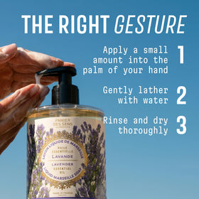 Panier des Sens Lavender Liquid Hand Soap packaging details