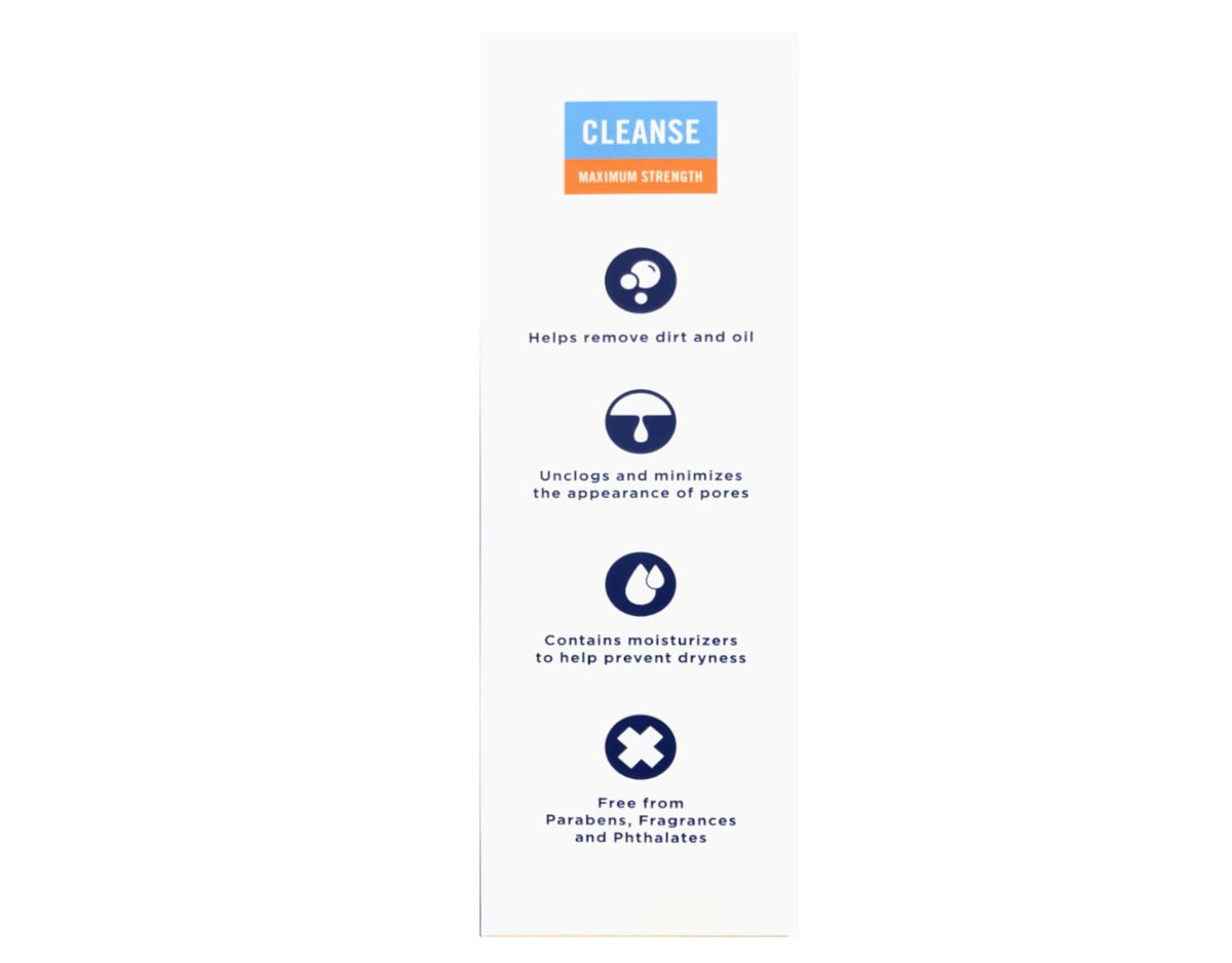 PanOxyl 10% Acne Foaming Wash with ingredients list