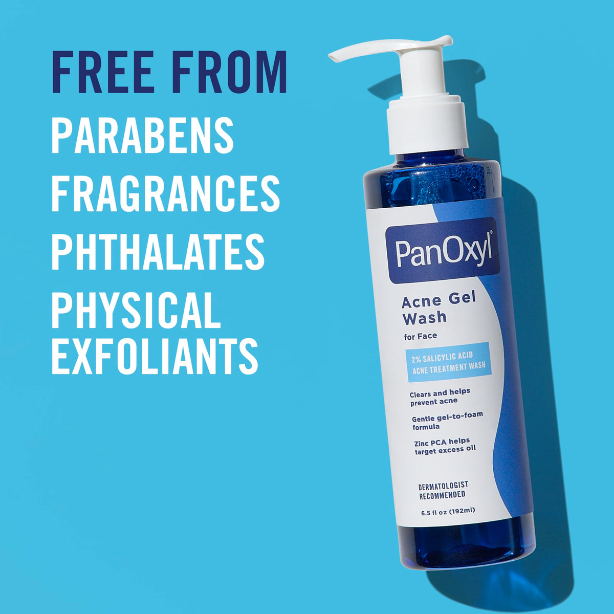 PanOxyl Acne Gel Wash in bathroom setting