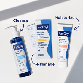 PanOxyl Acne Gel Wash showing pump dispenser