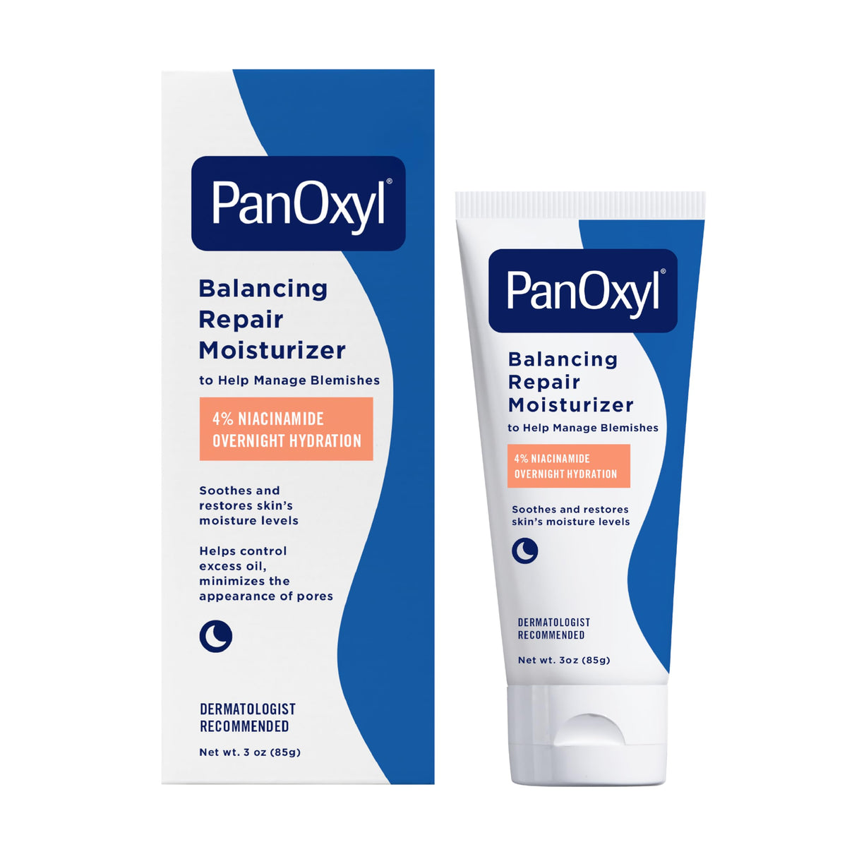 PanOxyl PM Balancing Repair Moisturizer 3 oz front view