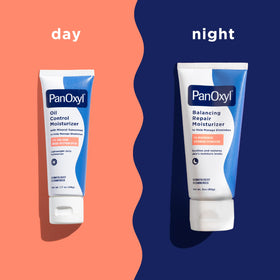 PanOxyl PM Moisturizer with AM Oil Control Moisturizer