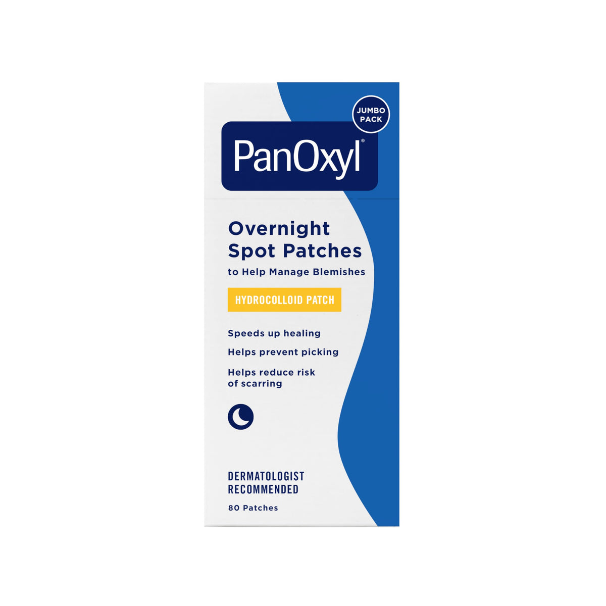 PanOxyl PM Overnight Spot Patches packaging front view