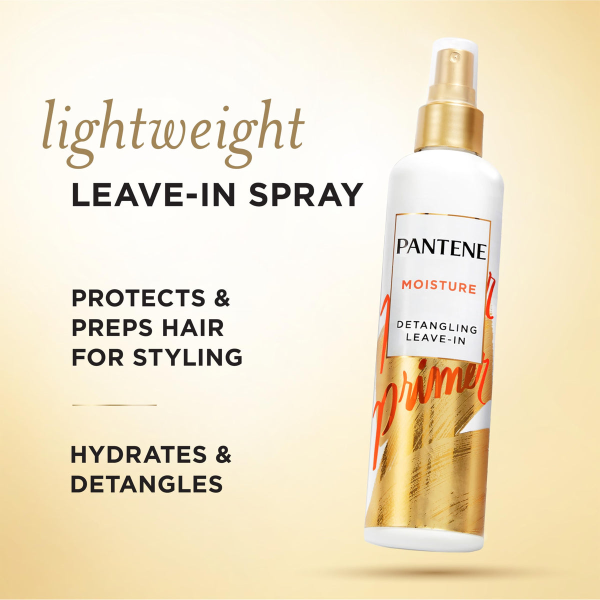 Pantene Conditioning Detangler Spray 8.5 Fl Oz back view