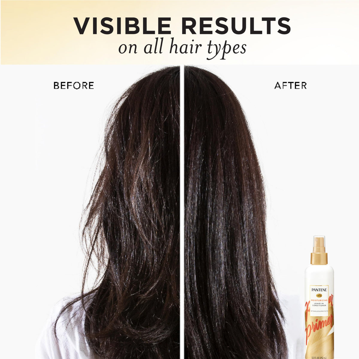 Pantene Conditioning Detangler Spray 8.5 Fl Oz side view