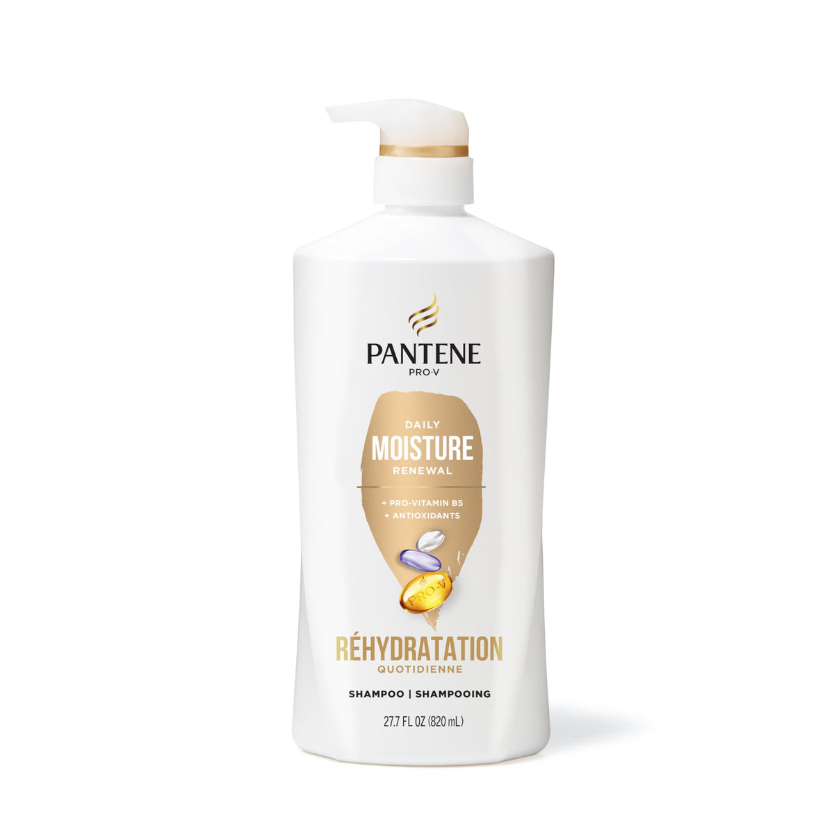 Pantene Daily Moisture Renewal Conditioner applied to hair
