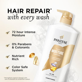 Pantene Daily Moisture Renewal Conditioner back view with ingredients