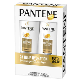 Pantene Daily Moisture Renewal Shampoo bottle side view
