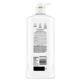 Pantene Daily Moisture Renewal Shampoo with floral background