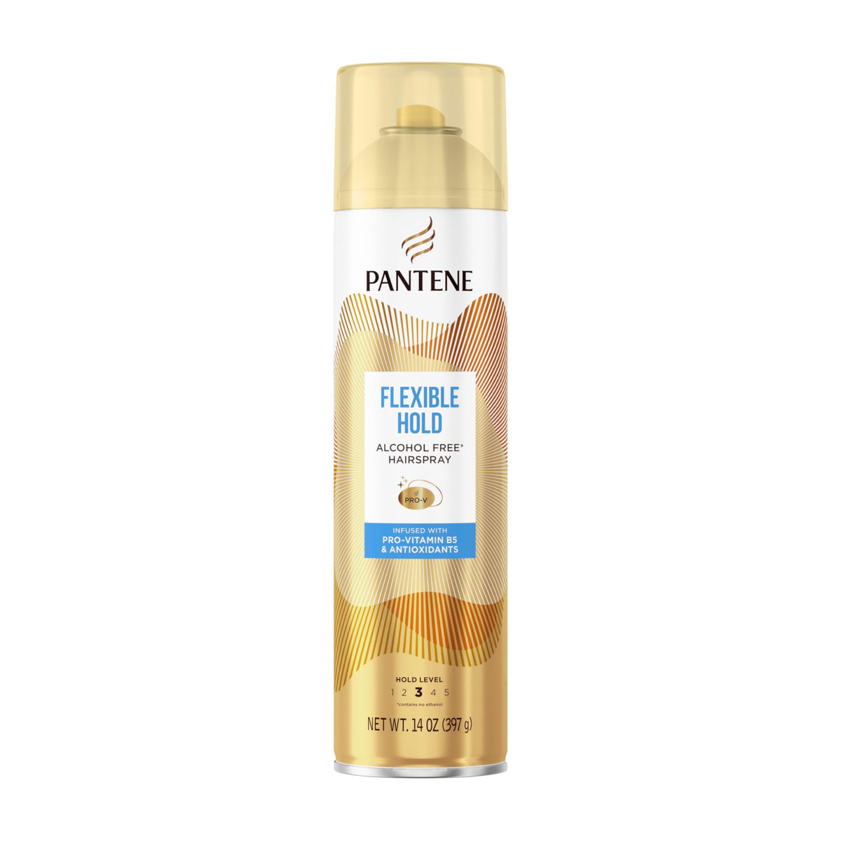 Pantene Flexible Hold Hairspray bottle back view