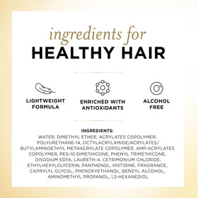 Pantene Flexible Hold Hairspray with styling tools