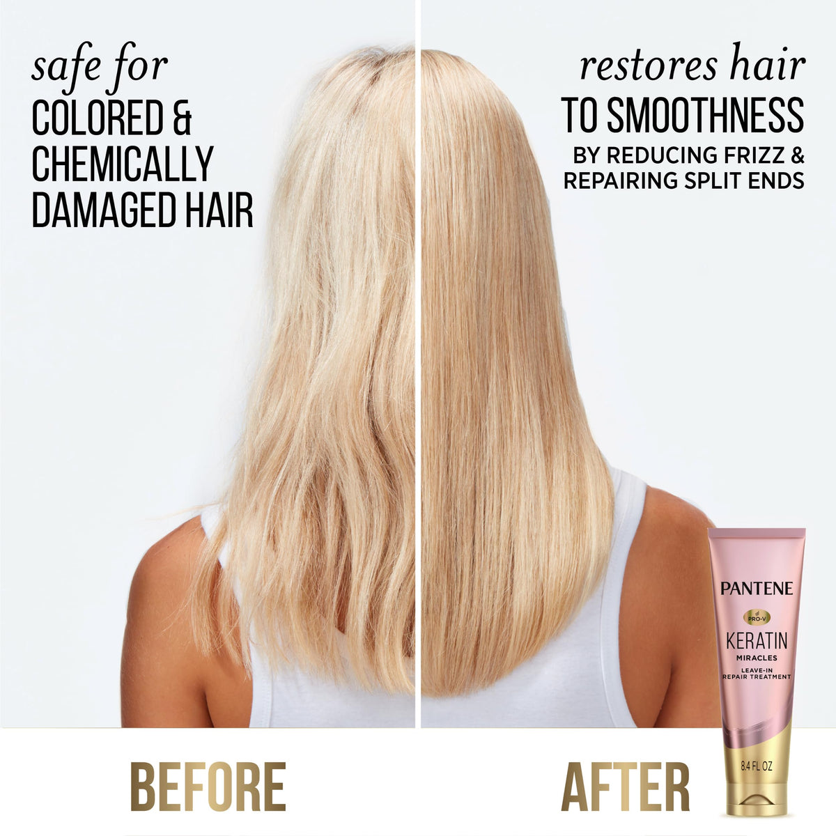 Pantene Keratin Leave-In Conditioner with Argan Oil ingredients