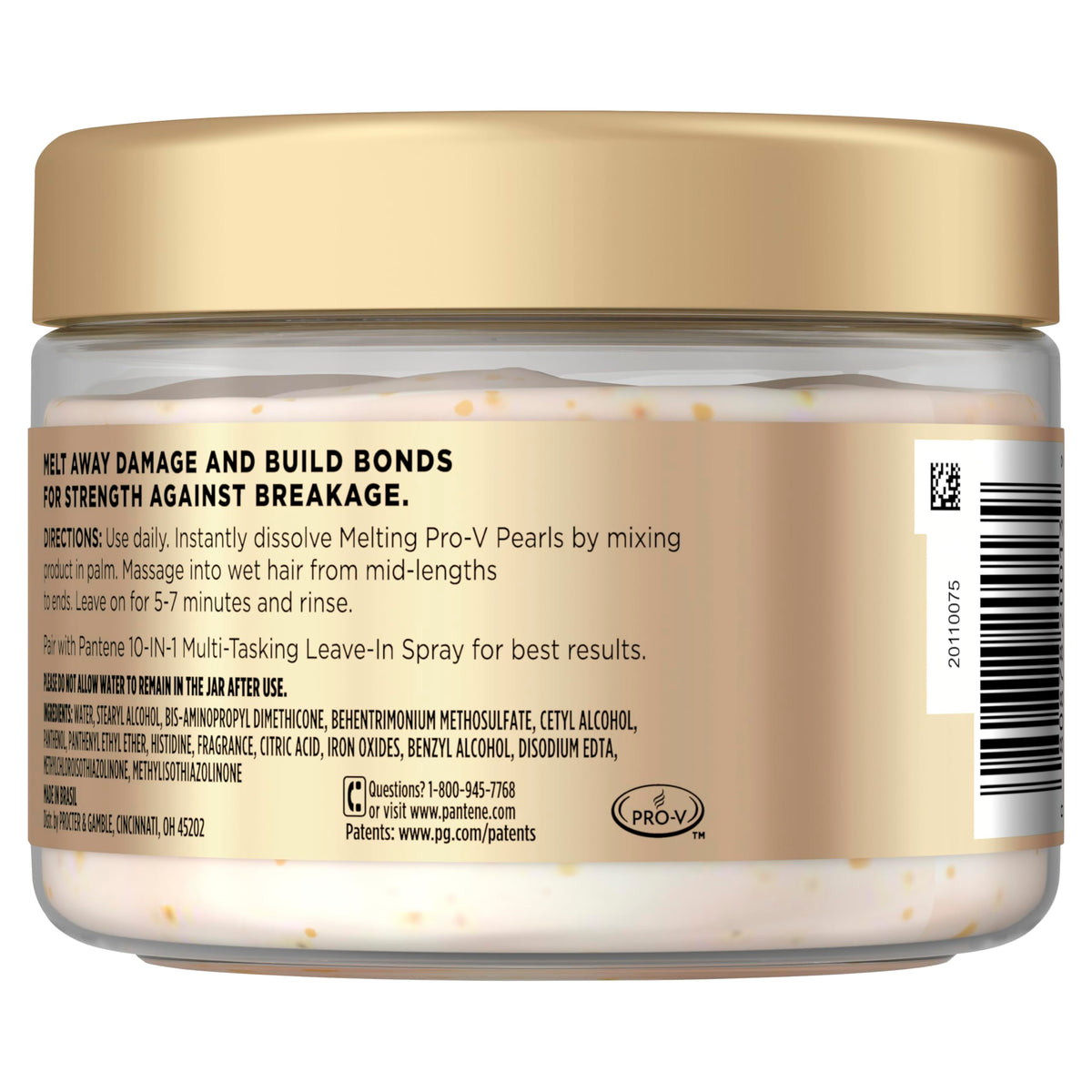 Pantene Miracle Rescue Hair Mask in use during hair care routine